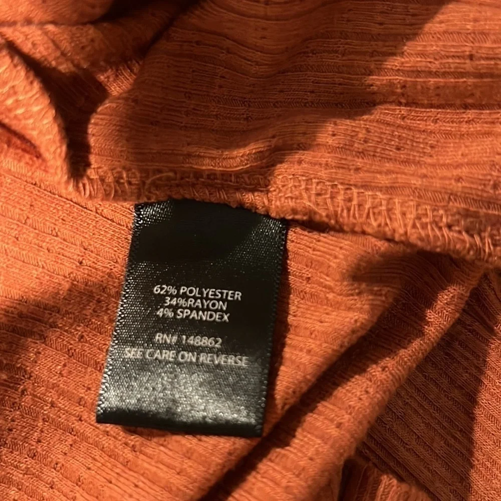 Torrid  Rib Knit Burnt Orange  Type Tank size 4 ( 4X) - Picture 7 of 8